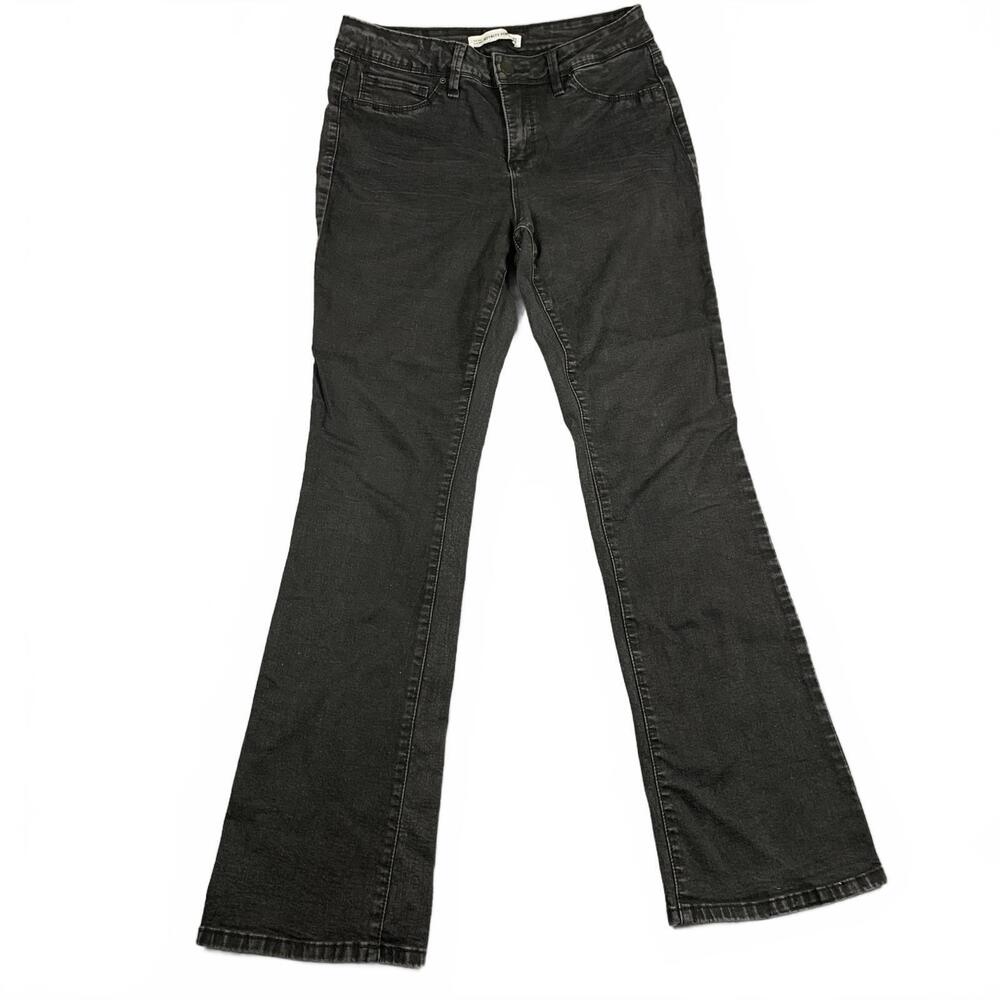 Royalty For Me Womens Size 10 Black Mid Rise Slim Boot Jeans READ